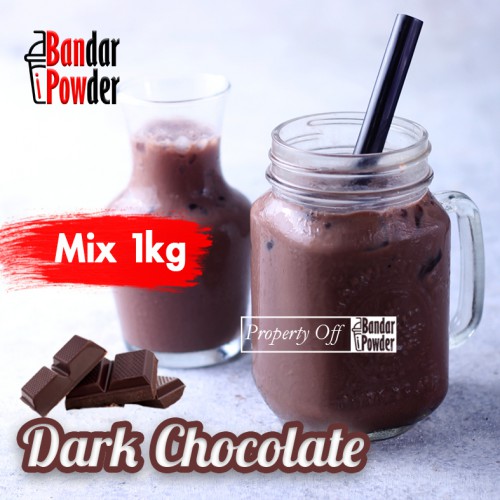 Dark Chocolate Mix 1kg Bandar Powder Jual Bubuk Minuman Coklat - Bandar Powder