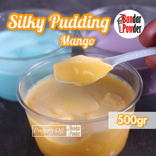 Silky Pudding Mango Bandar Powder Jual Bubuk Topping Minuman - Bandar Powder