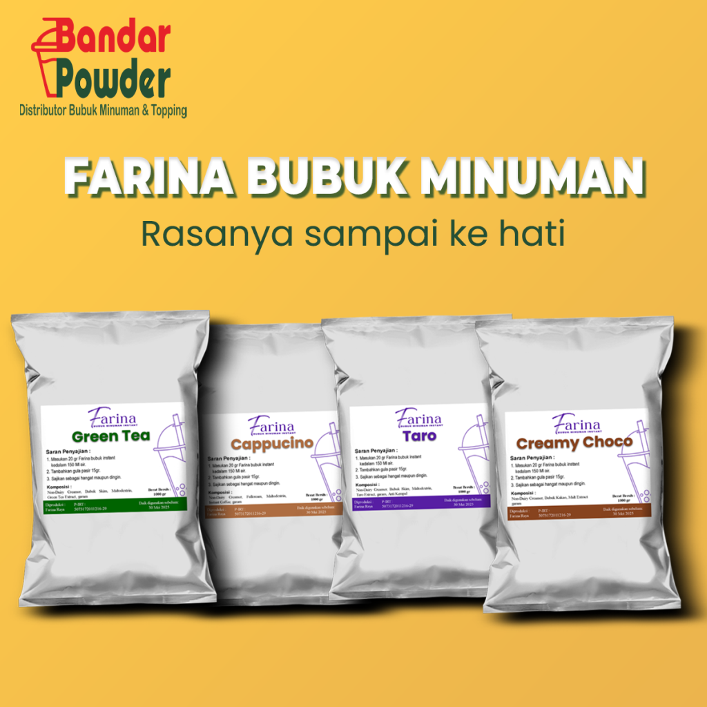 bubuk minuman premium aneka rasa - distributor minuman bubuk makassar