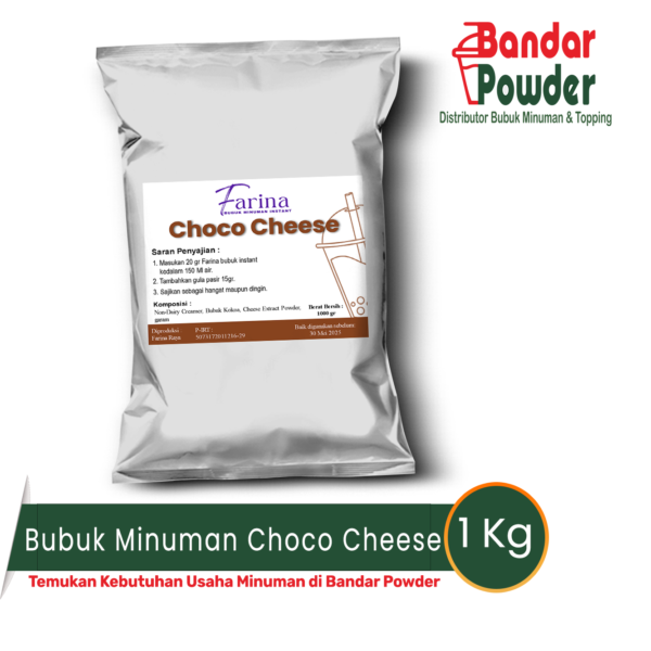 Bubuk minuman choco cheese 1kg - Farina Serbuk Minuman - distributor bubuk minuman bandar powder