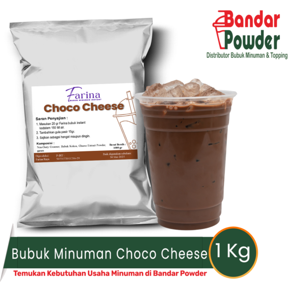 Bubuk minuman choco cheese 1kg - Farina Serbuk Minuman - temukan kebutuhan usaha minuman di bandar powder