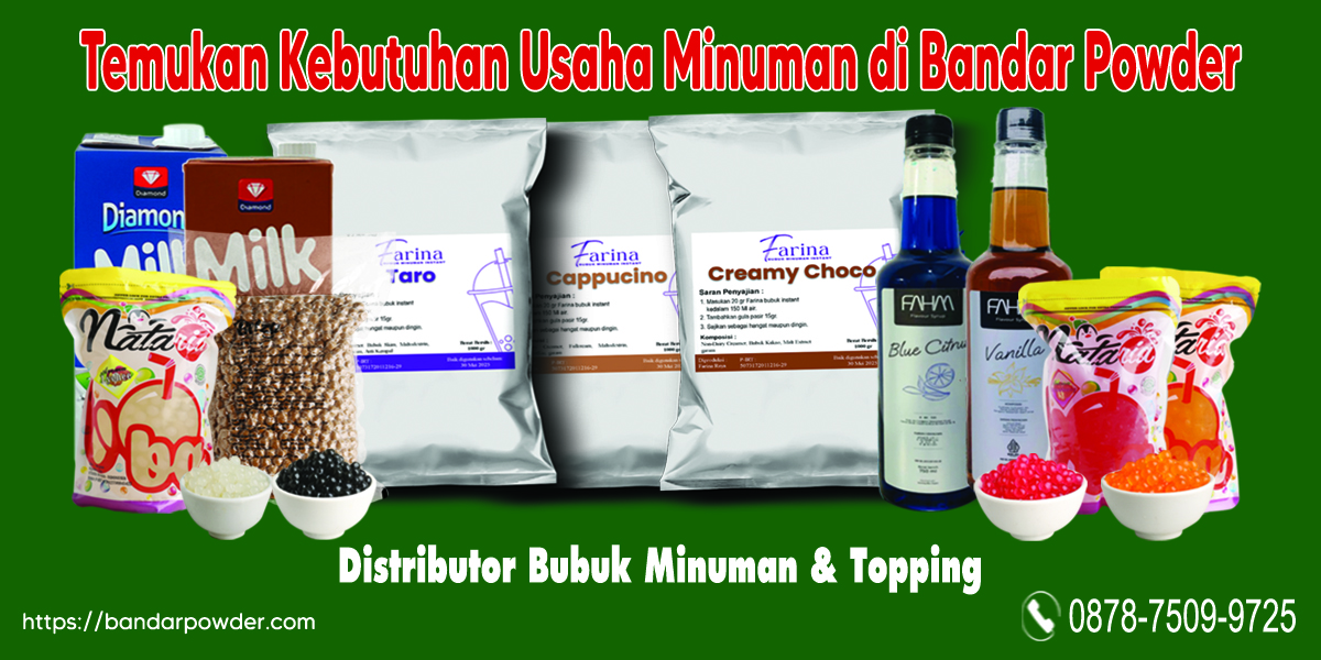 Supplier Bubuk Minuman Terpercaya untuk Bisnis Minuman