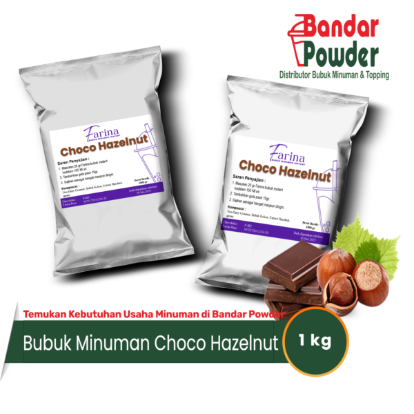 bubuk minuman choco hazelnut 1kg - distributor bubuk minuman Bandar powder - temukan kebutuhan usaha minuman