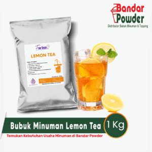 bubuk minuman lemon tea 1kg - Merek Farina - serbuk minuman lemon premium - jual bubuk minuman kiloan di distributor bubuk minuman